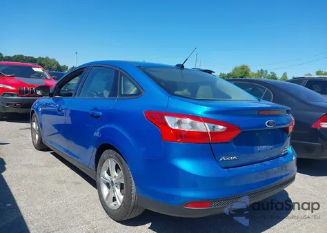 2014 Ford Focus Se из США, поврежденный, VIN 1FADP3F24EL165648